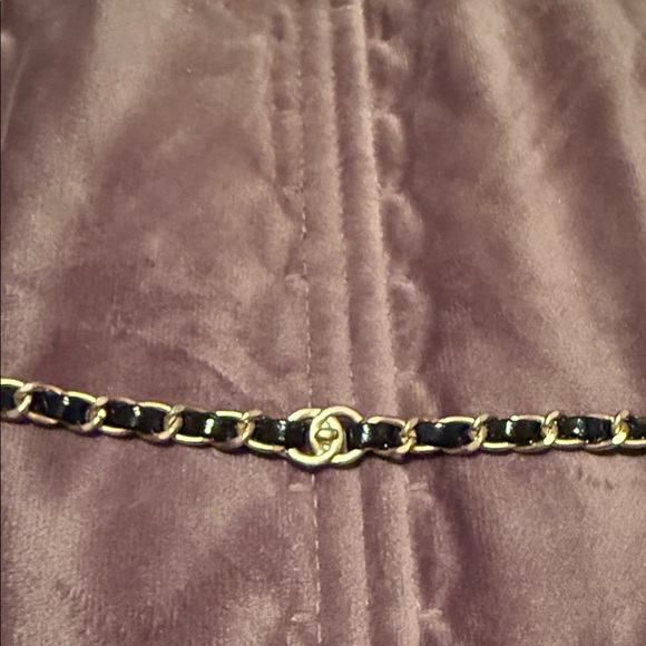 Authentic Chanel Gold and Black Choker Necklace - Picture 2 of 13
